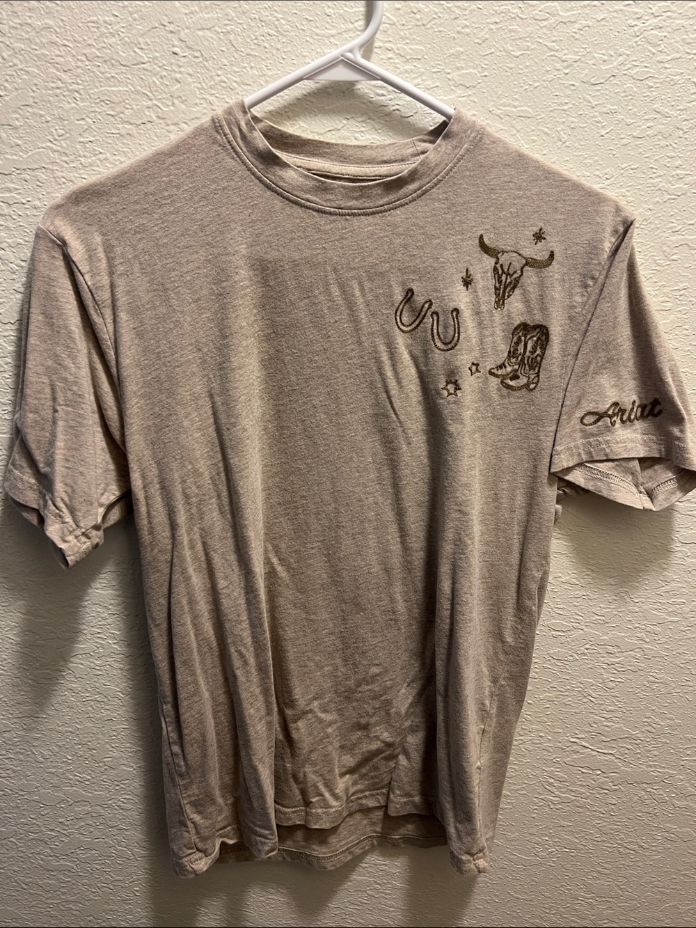 Ariat Woman’s Light Brown Western Graphic Short-Sleeve Tee